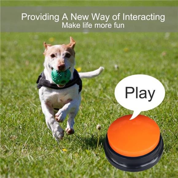 8 Color Voice Recording Button,Dog Buttons for Communication Pet Training Buzzer - Picture 5 of 6